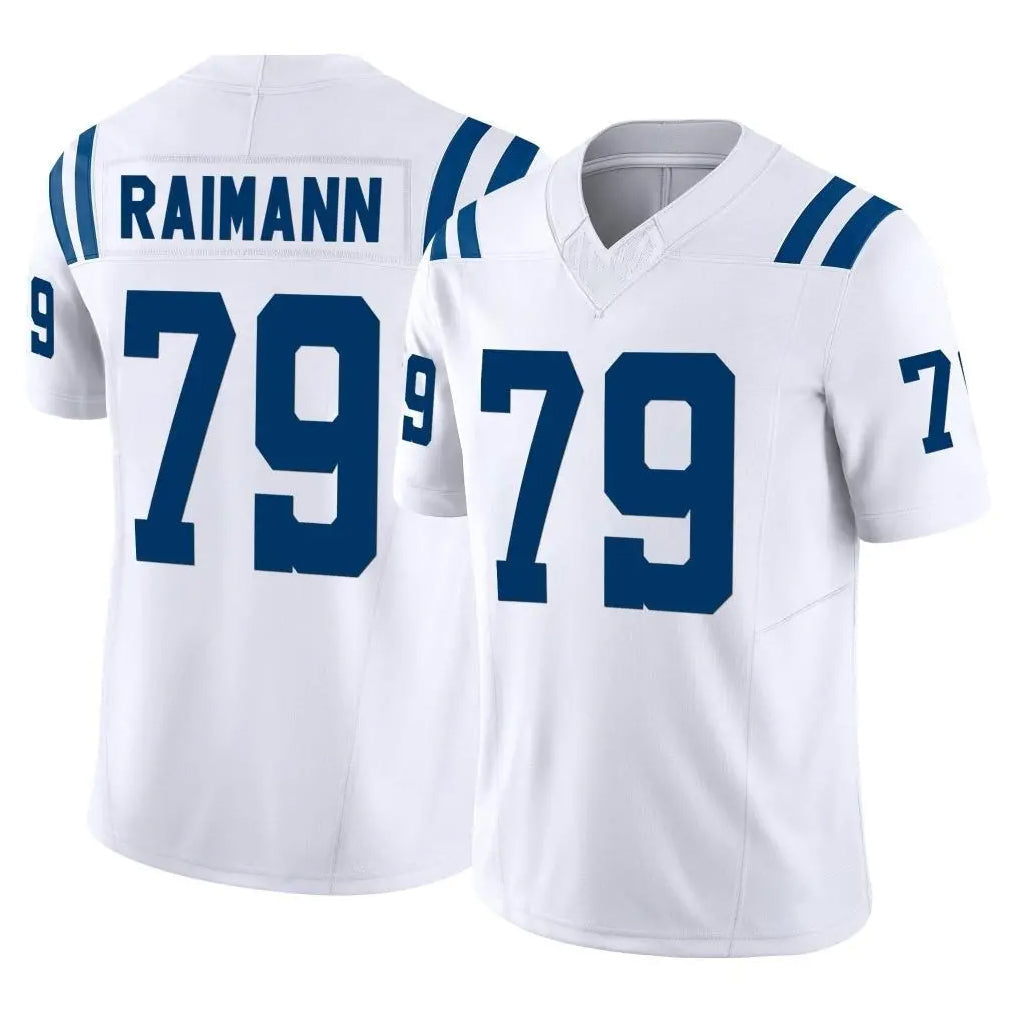 Pkot IN.Colts #79 Bernhard Raimann Player White Limited Vapor F.U.S.E. Home Game Stitched Jerseys