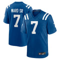 Pkot IN.Colts #7 Charvarius Ward Sr. Player Royal Home Game Stitched Jerseys