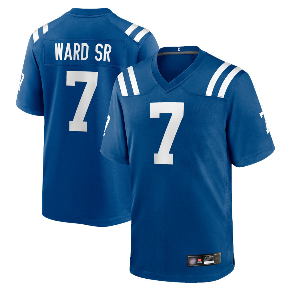 Pkot IN.Colts #7 Charvarius Ward Sr. Player Royal Home Game Stitched Jerseys