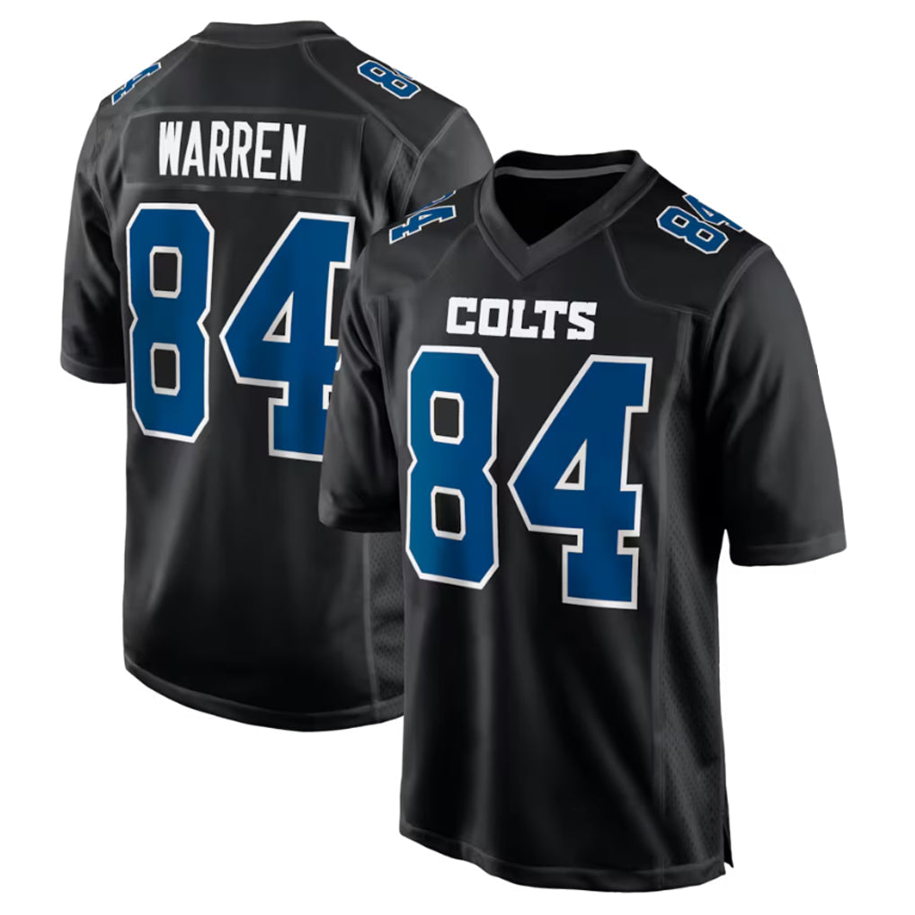Pkot IN.Colts #84 Tyler Warren Player Black Fashion Limited Game Stitched Jerseys