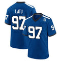 Pkot IN.Colts #97 Laiatu Latu Player Royal Alternate Indiana Nights Home Game Stitched Jerseys