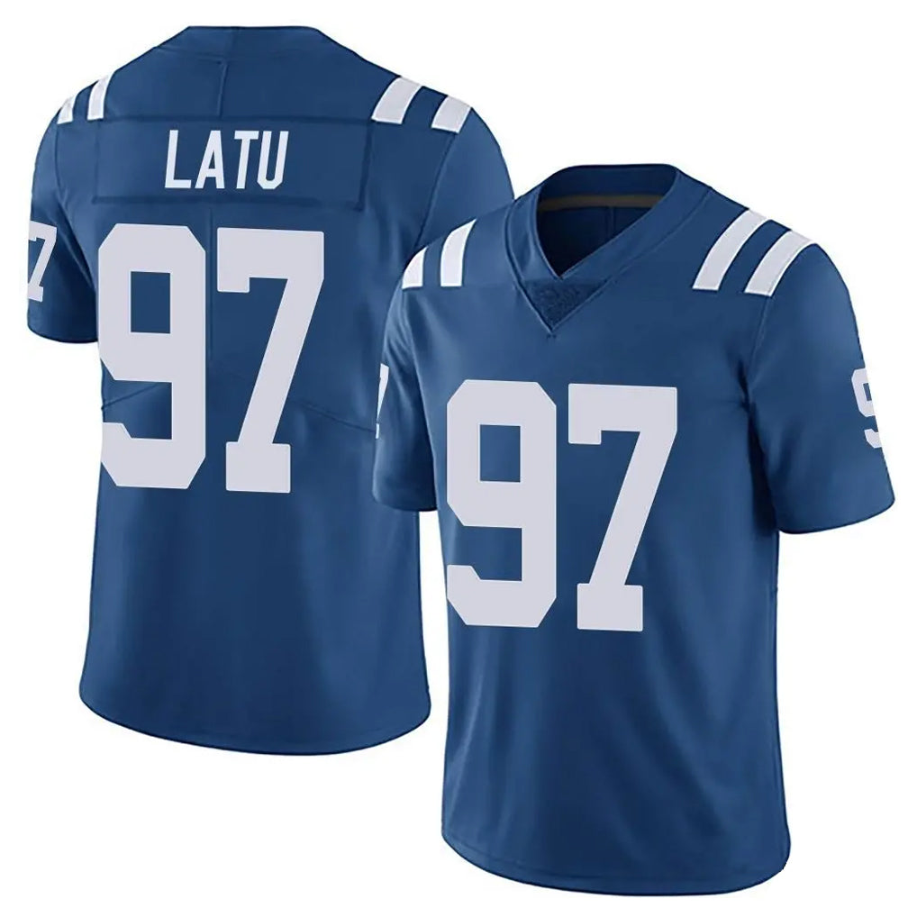 Pkot IN.Colts #97 Laiatu Latu Player Royal Limited Vapor Untouchable Home Game Stitched Jerseys