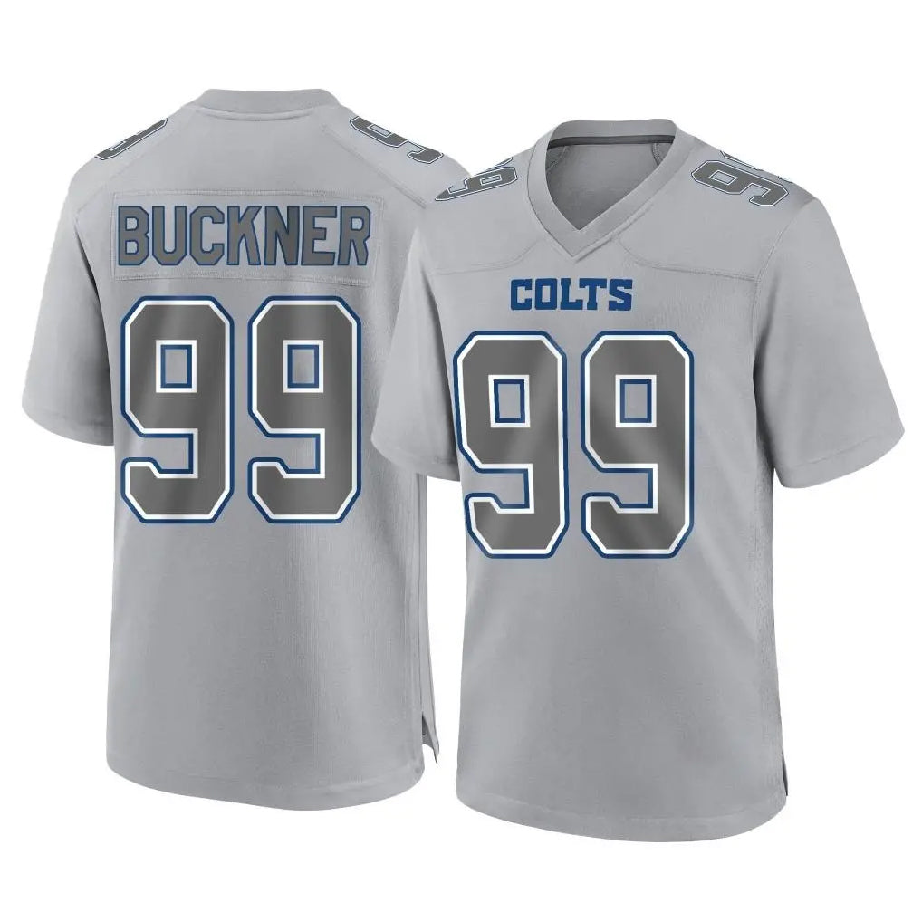 Pkot IN.Colts #99 DeForest Buckner Player Gray Atmosphere Fashion Home Game Stitched Jerseys
