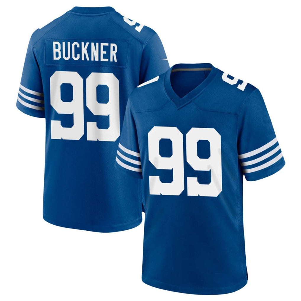 Pkot IN.Colts #99 DeForest Buckner Player Royal Limited Home Game Stitched Jerseys
