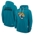 pkot J.Jaguars Teal Home Game Pullover Hoodies Limited Blank Player Stitched Jerseys