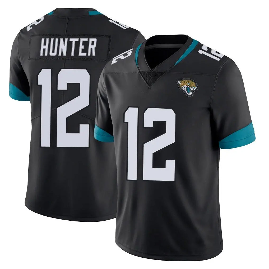 pkot J.Jaguars #12 Travis Hunter Player Black Vapor Untouchable Limited Home Game Stitched Jerseys