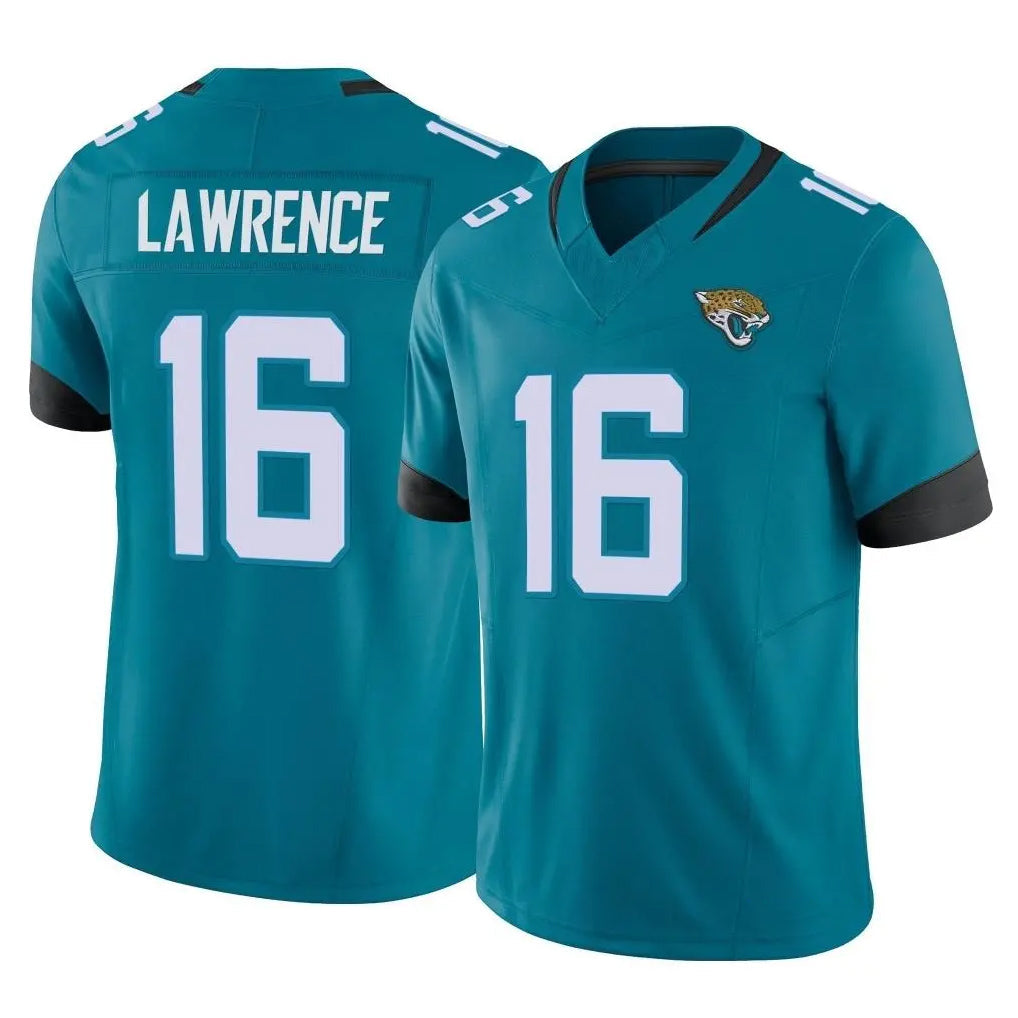 pkot J.Jaguars #16 Trevor Lawrence Player Teal Vapor F.U.S.E. Limited Home Game Stitched Jerseys