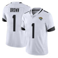 pkot J.Jaguars #1 Montaric Brown Player White Vapor Untouchable Limited Home Game Stitched Jerseys