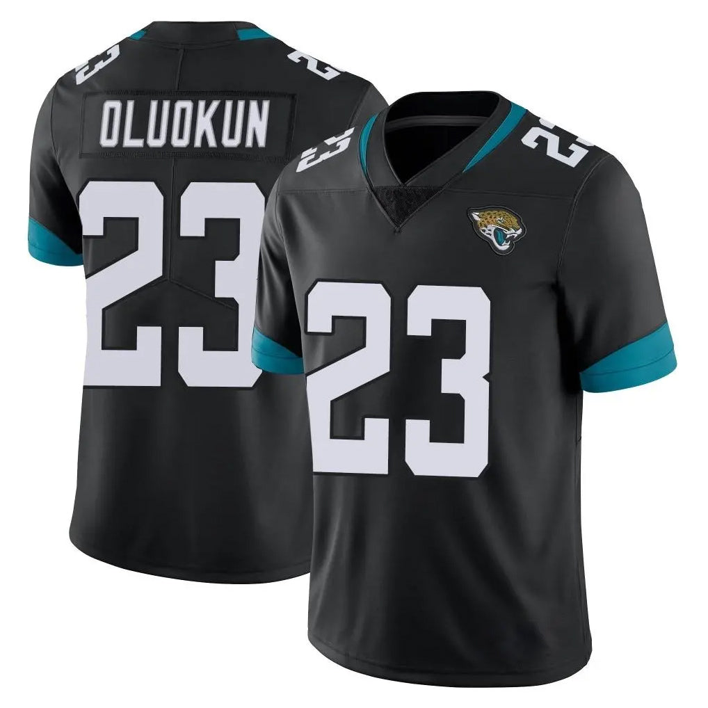 pkot J.Jaguars #23 Foyesade Oluokun Player Black Vapor Untouchable Limited Home Game Stitched Jerseys