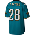 pkot J.Jaguars #28 Fred Taylor Mitchell & Ness Teal Legacy Replica Puhic Stitched Jerseys