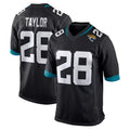 pkot J.Jaguars #28 Fred Taylor Player Black Home Game Stitched Jerseys