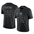 pkot J.Jaguars #39 Cam Little Player Black Reflective Limited Game Stitched Jerseys