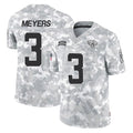pkot J.Jaguars #3 Jakobi Meyers Player Arctic Camo Salute To Service Limited Game Stitched Jerseys