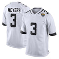pkot J.Jaguars #3 Jakobi Meyers Player White Home Game Stitched Jerseys