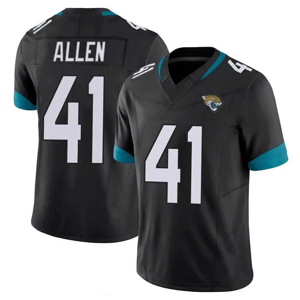 pkot J.Jaguars #41 Josh Hines-Allen Player Black Vapor F.U.S.E. Limited Home Game Stitched Jerseys