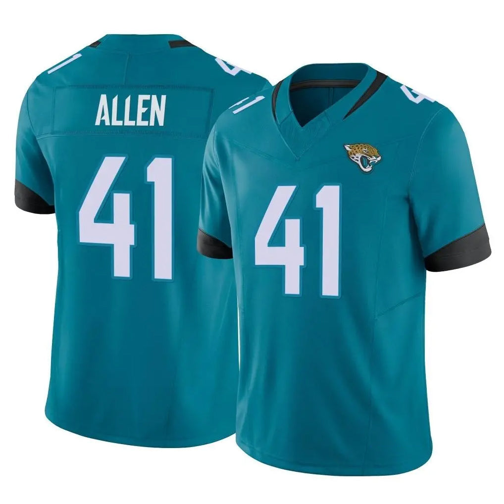 pkot J.Jaguars #41 Josh Hines-Allen Player Teal Vapor F.U.S.E. Limited Home Game Stitched Jerseys