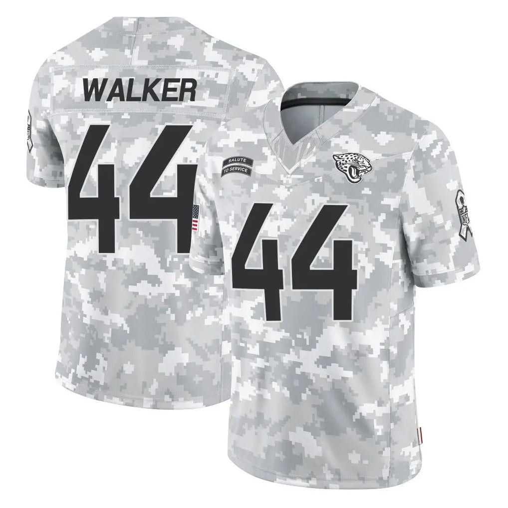 pkot J.Jaguars #44 Travon Walker Player Arctic Camo Salute To Service Limited Game Stitched Jerseys