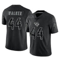 pkot J.Jaguars #44 Travon Walker Player Black Reflective Limited Game Stitched Jerseys