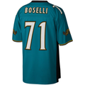 pkot J.Jaguars #71 Tony Boselli Mitchell & Ness Teal Legacy Replica Stitched Jerseys