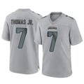 pkot J.Jaguars #7 Brian Thomas Jr. Player Gray Atmosphere Fashion Home Game Stitched Jerseys