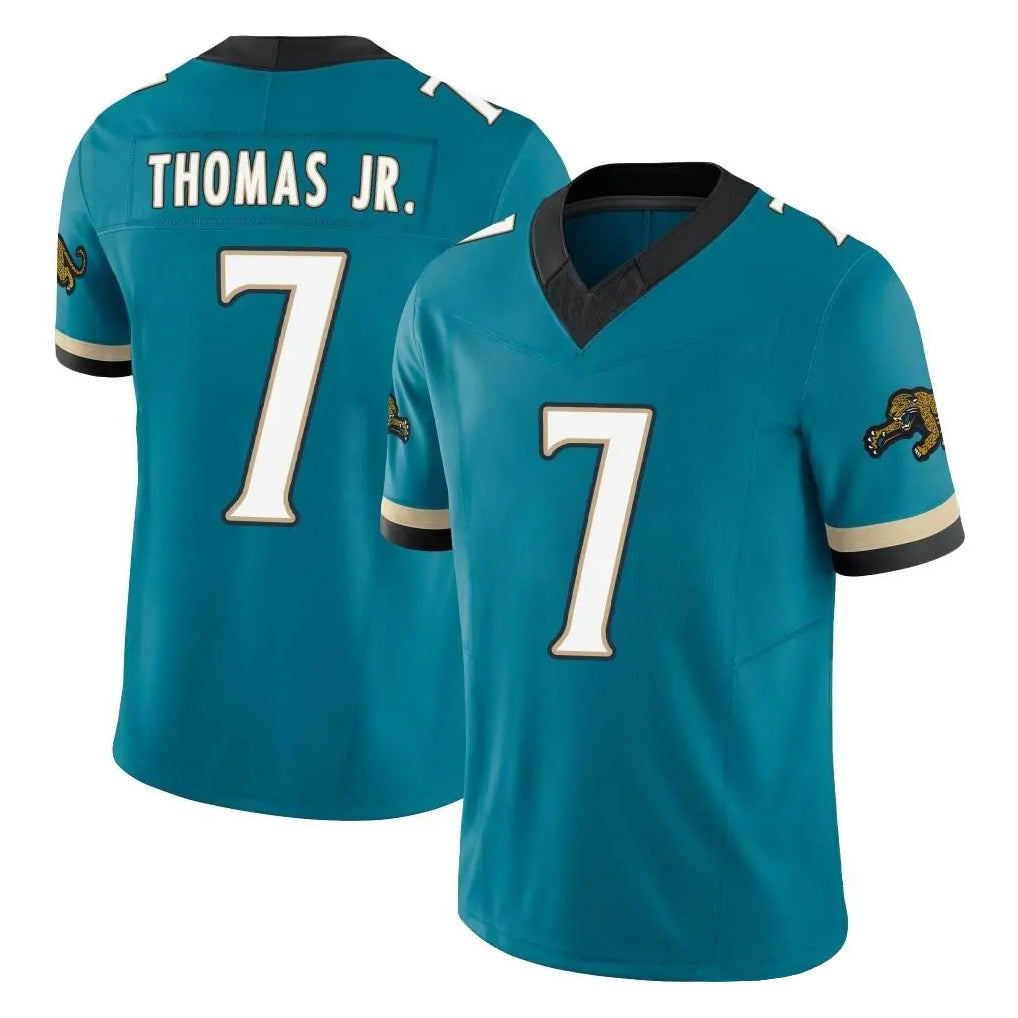 pkot J.Jaguars #7 Brian Thomas Jr. Player Teal Prowler Throwback Vapor F.U.S.E. Limited Home Game Stitched Jerseys