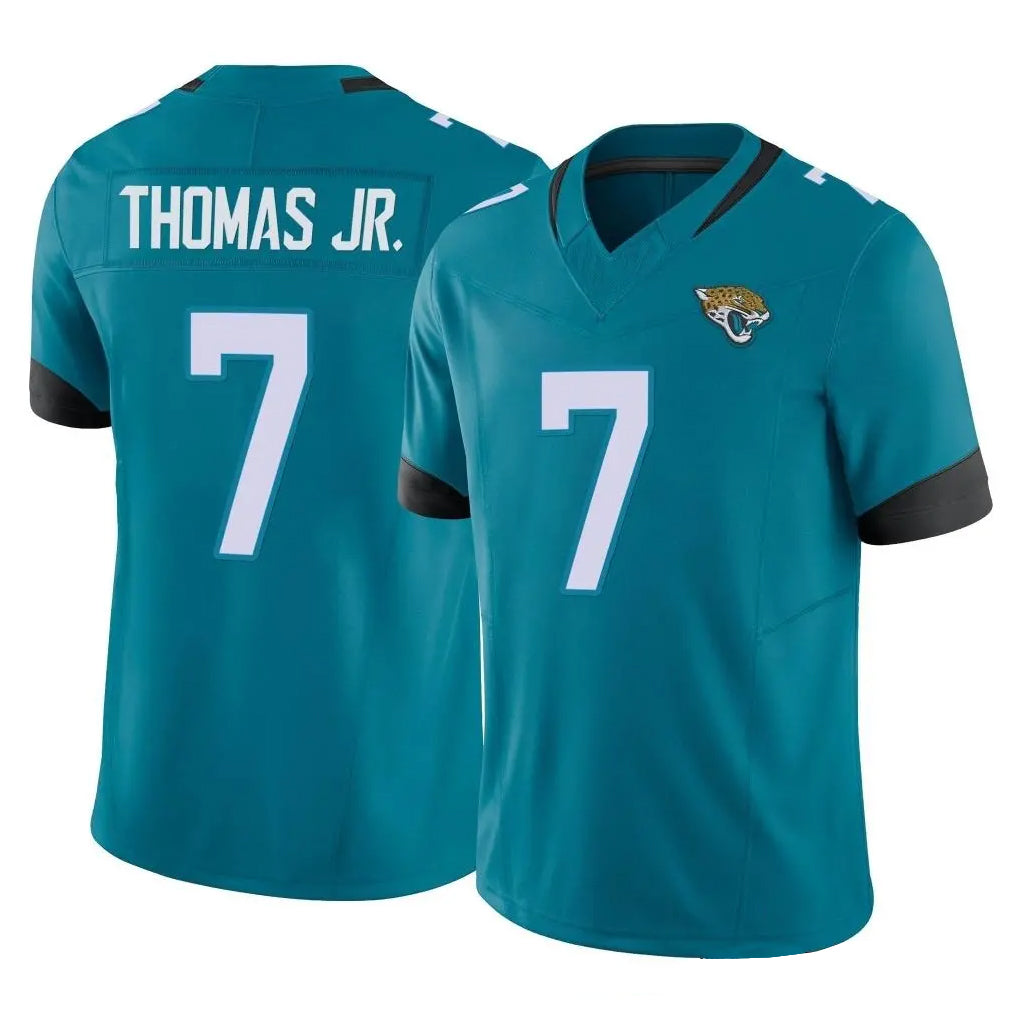 pkot J.Jaguars #7 Brian Thomas Jr. Player Teal Vapor F.U.S.E. Limited Home Game Stitched Jerseys