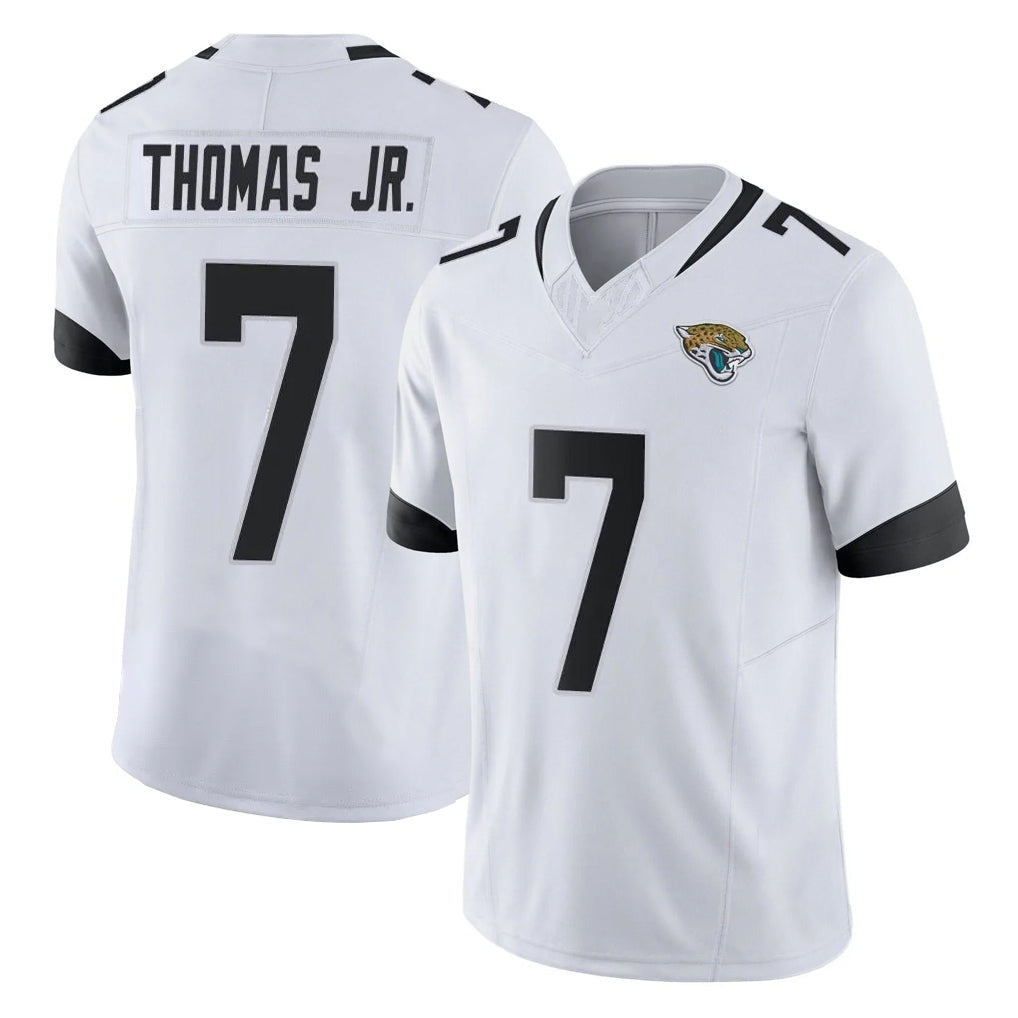 pkot J.Jaguars #7 Brian Thomas Jr. Player White Vapor F.U.S.E. Limited Home Game Stitched Jerseys