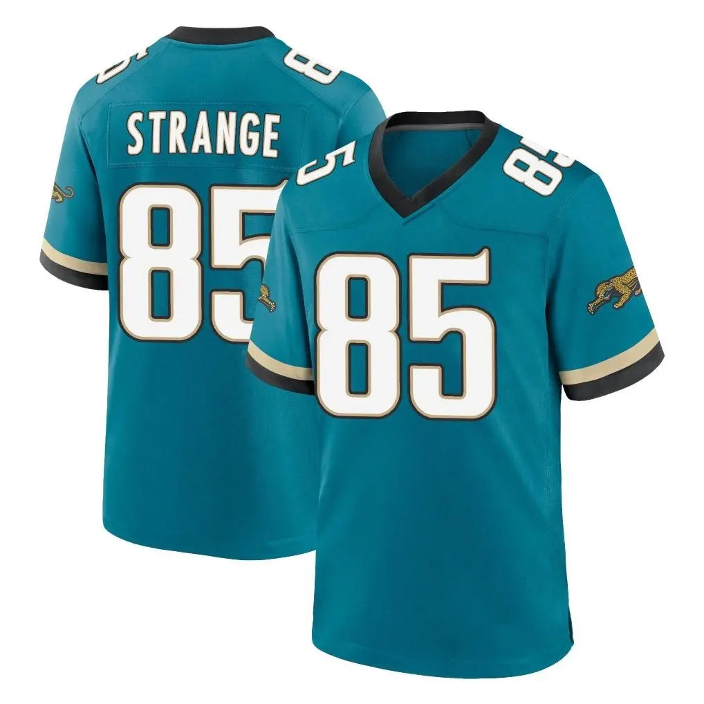 pkot J.Jaguars #85 Brenton Strange Player Teal Prowler Throwback Limited Home Game Stitched Jerseys