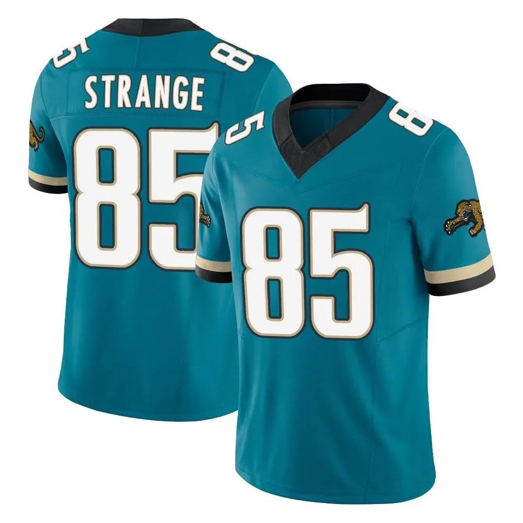 pkot J.Jaguars #85 Brenton Strange Player Teal Prowler Throwback Vapor F.U.S.E. Limited Home Game Stitched Jerseys