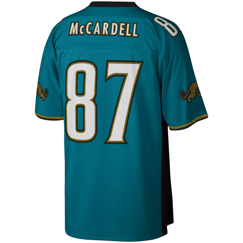 pkot J.Jaguars #87 Keenan McCardell Mitchell & Ness Teal Legacy Replica Puhic Stitched Jerseys
