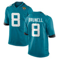 pkot J.Jaguars #8 Mark Brunell?Player Teal Home Game Stitched Jerseys