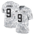 pkot J.Jaguars #9 Logan Cooke Player Arctic Camo Salute To Service Limited Game Stitched Jerseys