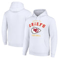 Pkot KC.Chiefs White Pullover Hoodies Limited Blank Player Stitched Jerseys