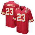 Pkot KC.Chiefs #23 Drue Tranquill Player Red Home Game Stitched Jerseys