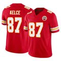 Pkot KC.Chiefs #87 Travis Kelce Player Red Limited Vapor F.U.S.E. Home Game Stitched Jerseys