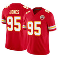 Pkot KC.Chiefs #95 Chris Jones Player Red Limited Vapor F.U.S.E. Home Game Stitched Jerseys