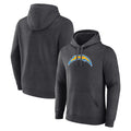 Pkot LA.Chargers Gray Pullover Hoodies Home Game Blank Player Stitched Jerseys