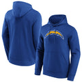 Pkot LA.Chargers Royal LOGO Pullover Hoodies Home Game Blank Player Stitched Jerseys