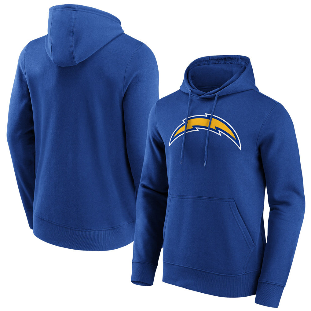Pkot LA.Chargers Royal LOGO Pullover Hoodies Home Game Blank Player Stitched Jerseys