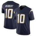 Pkot LA.Chargers #10 Justin Herbert Player Navy Vapor F.U.S.E. Limited Home Game Stitched Jerseys