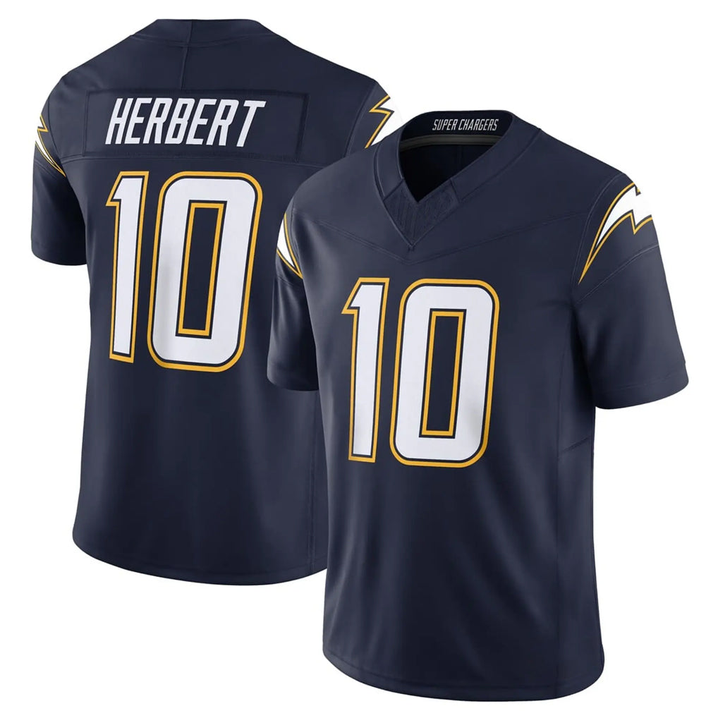 Pkot LA.Chargers #10 Justin Herbert Player Navy Vapor F.U.S.E. Limited Home Game Stitched Jerseys