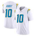 Pkot LA.Chargers #10 Justin Herbert Player White Limited Vapor Untouchable Home Game Stitched Jerseys