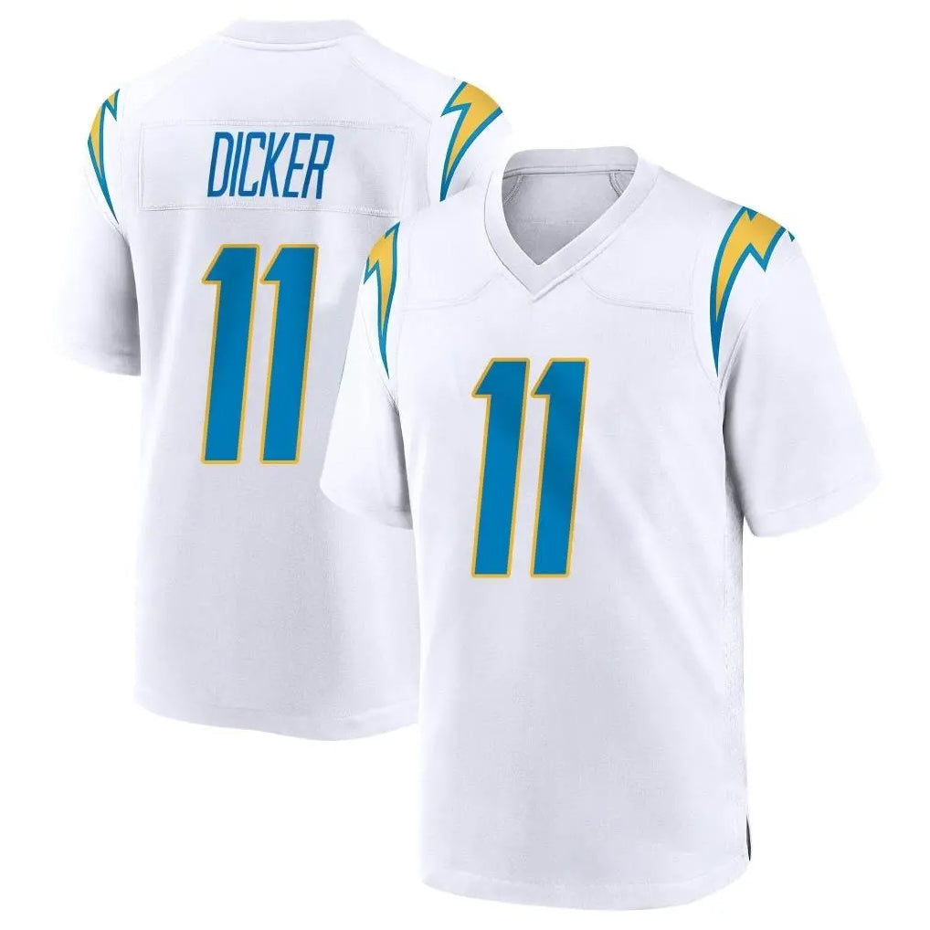 Pkot LA.Chargers #11 Cameron Dicker Player White Home Game Stitched Jerseys