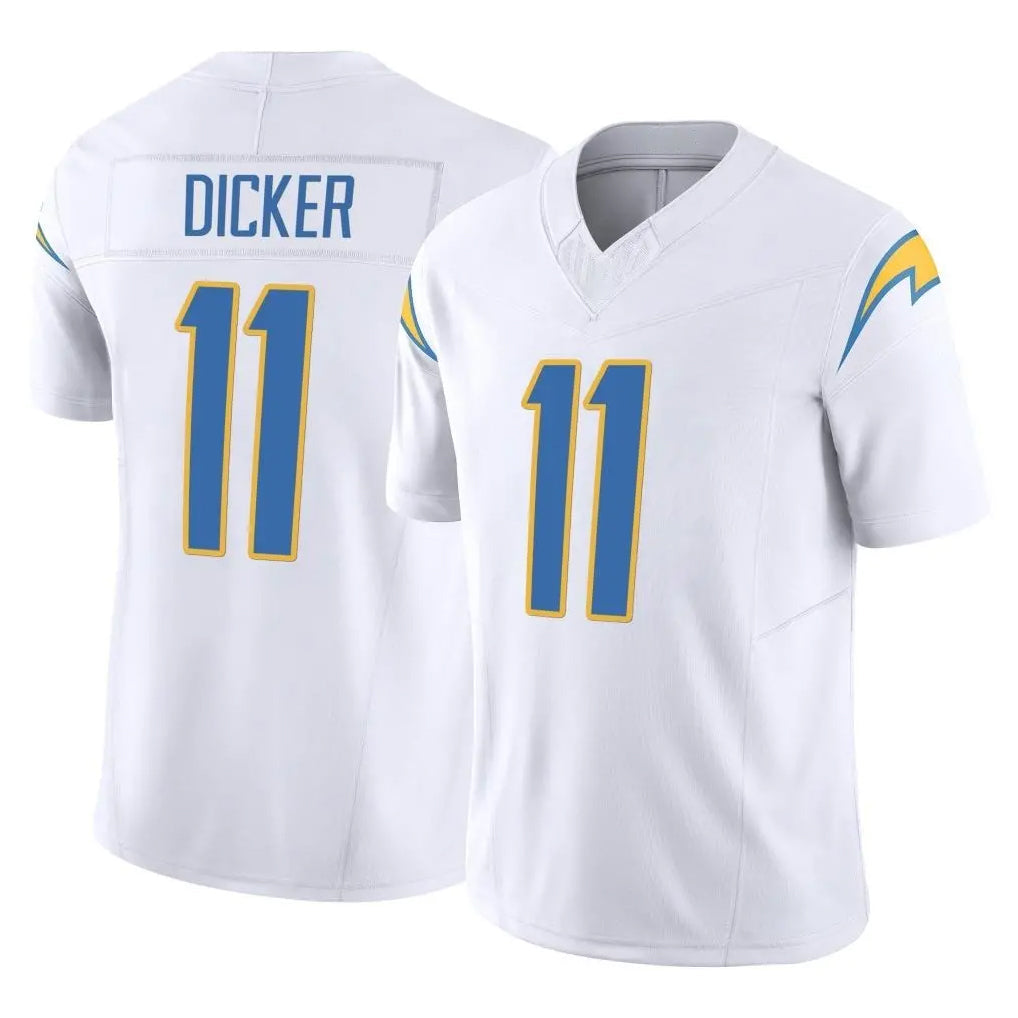 Pkot LA.Chargers #11 Cameron Dicker Player White Limited Vapor F.U.S.E. Home Game Stitched Jerseys