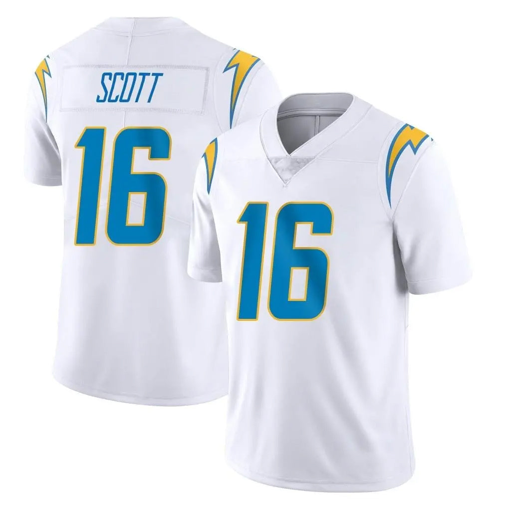 Pkot LA.Chargers #16 J.K. Scott Player White Limited Vapor Untouchable Home Game Stitched Jerseys