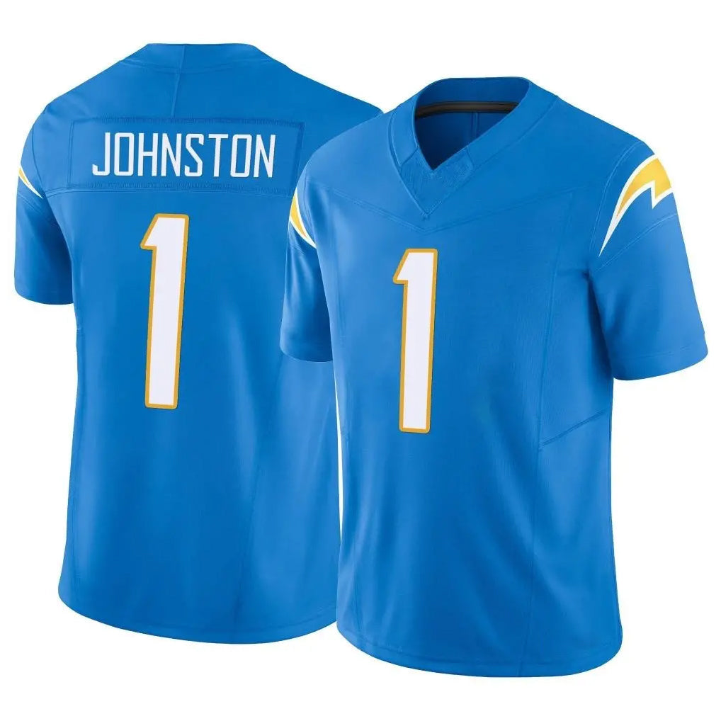 Pkot  LA.Chargers #1 Quentin Johnston Player Blue Limited Vapor F.U.S.E. Home Game Stitched Jerseys