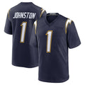 Pkot  LA.Chargers #1 Quentin Johnston Player Navy Alternate Home Game Stitched Jerseys