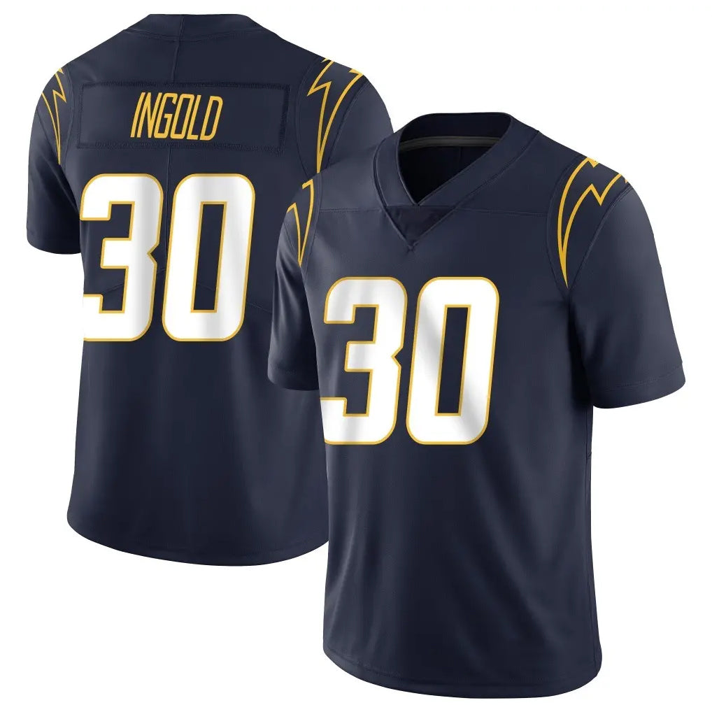 Pkot LA.Chargers #30 Alec Ingold Player Navy Limited Vapor Untouchable Home Game Stitched Jerseys