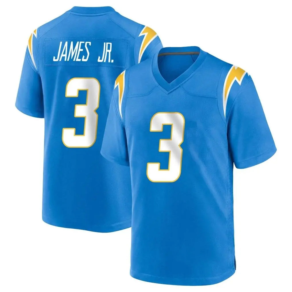 Pkot LA.Chargers #3 Derwin James Jr. Player Blue Home Game Stitched Jerseys