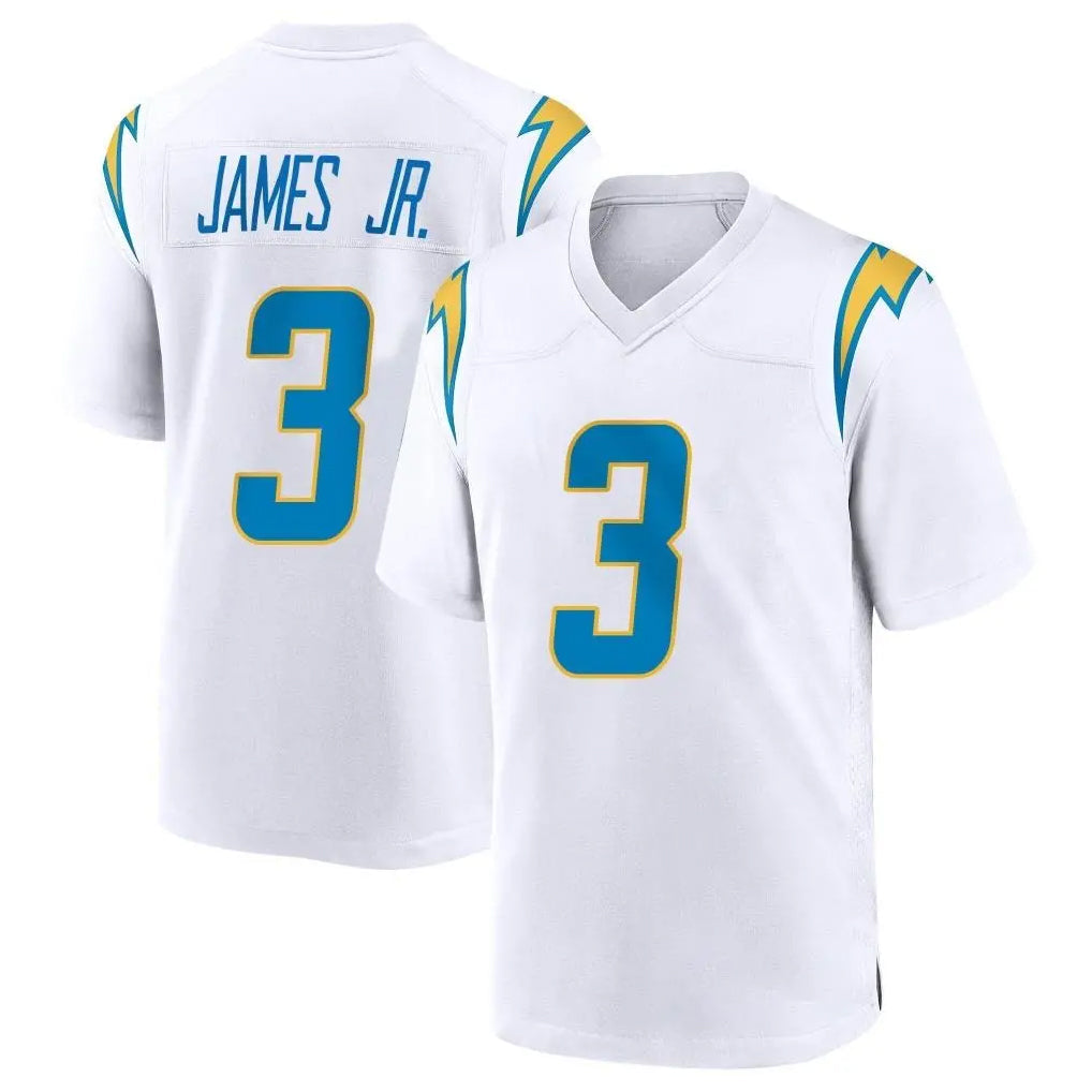 Pkot LA.Chargers #3 Derwin James Jr. Player White Home Game Stitched Jerseys